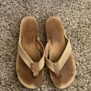 Rainbow Classic Tan Sandals